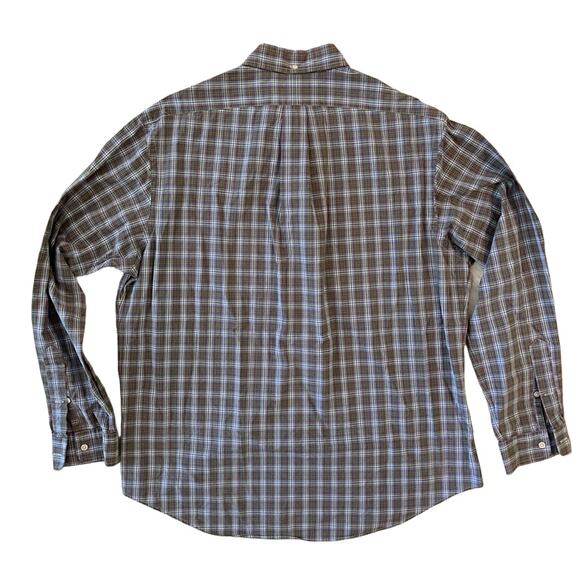 RALPH LAUREN 100% Cotton Long sleeve Lightweight Plaid Button Down Shirt SZ XL - Picture 6 of 9